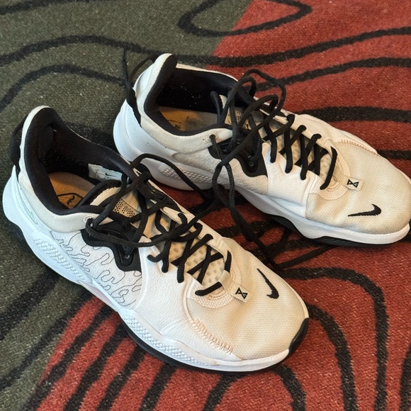 Nike PG 5 White/Multi-Color-Glacier Blue Black PG5 (CW3143 100) Men’s  8 Shoes - Picture 15 of 16